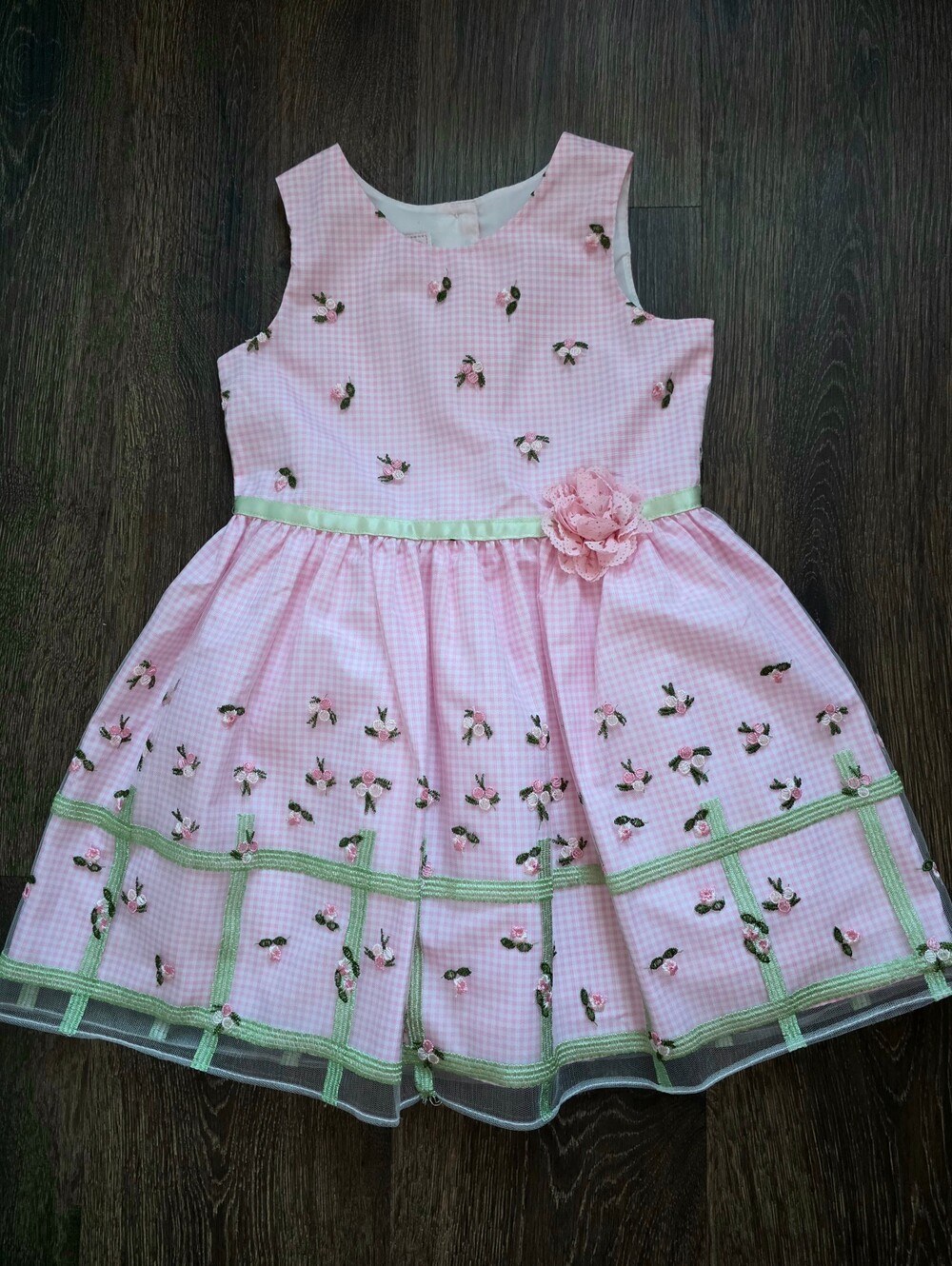 Marmellata pink gingham dress